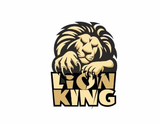Projekt graficzny logo dla firmy online Lion King